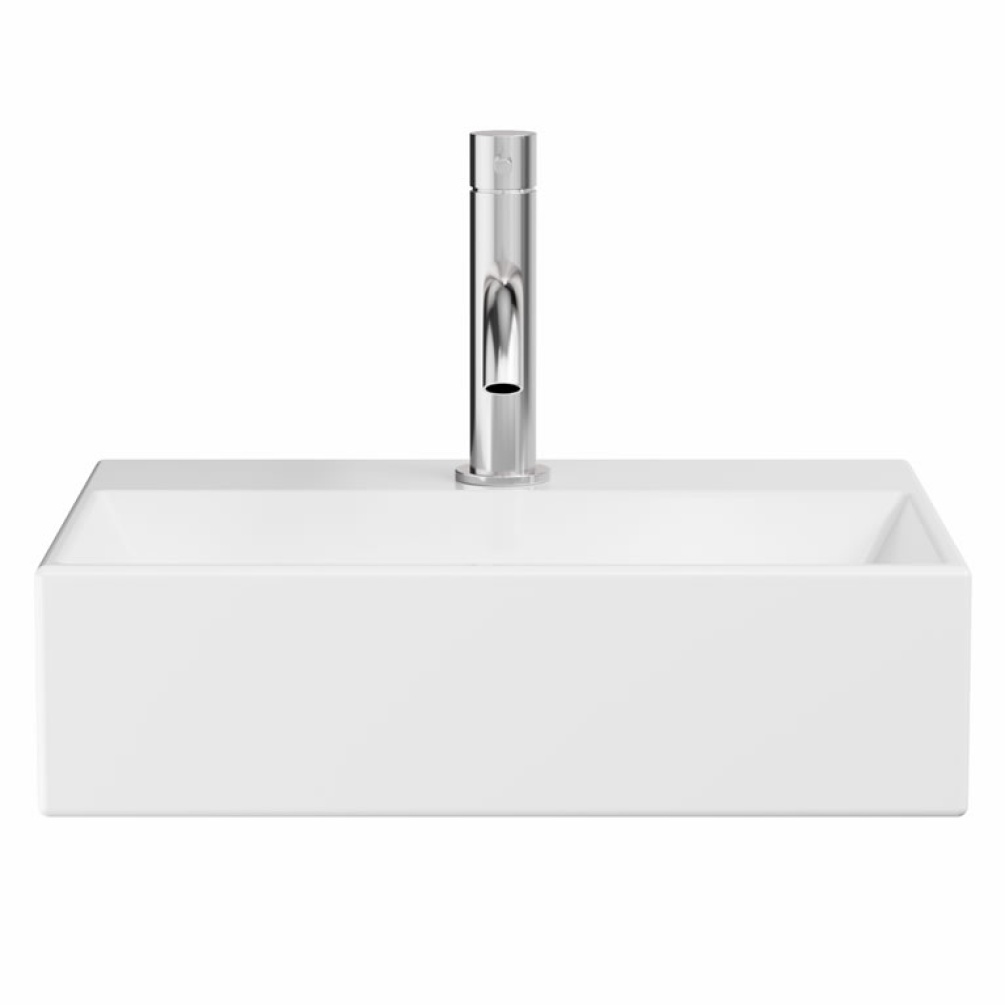 Cutout image of Crosswater Beck Gloss White 400mm Cloakroom Basin